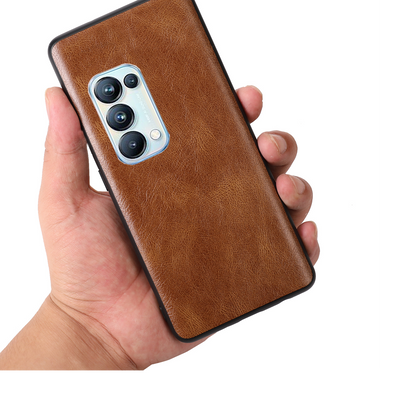 Excelsior Premium PU Leather Back Cover Case For Oppo Reno 5 Pro
