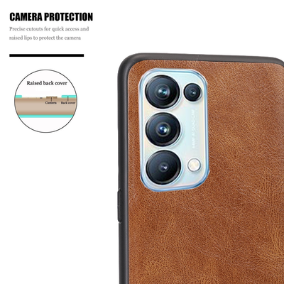 Excelsior Premium PU Leather Back Cover Case For Oppo Reno 5 Pro
