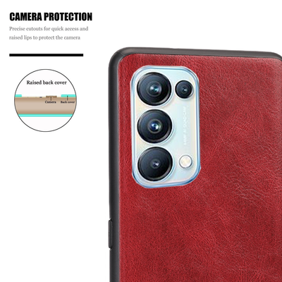 Excelsior Premium PU Leather Back Cover Case For Oppo Reno 5 Pro