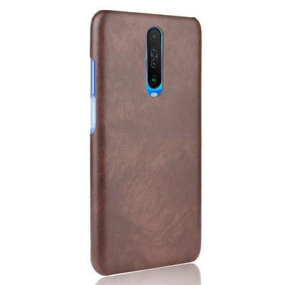 Poco X2 coffee color hard back cover case
