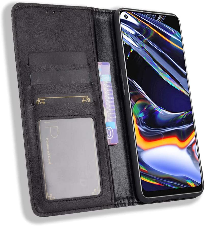 Excelsior Premium PU Leather Wallet Flip Cover Case For Realme 7 Pro