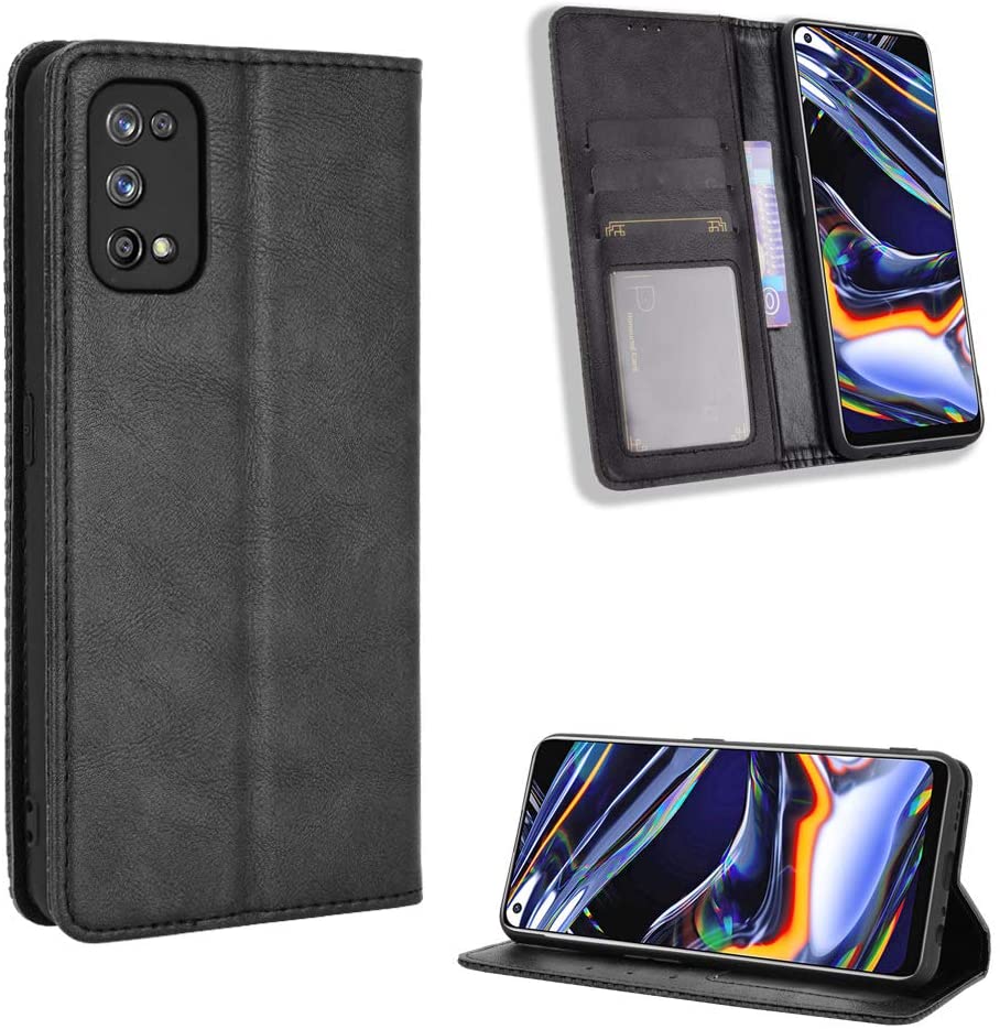 Excelsior Premium PU Leather Wallet Flip Cover Case For Realme 7 Pro