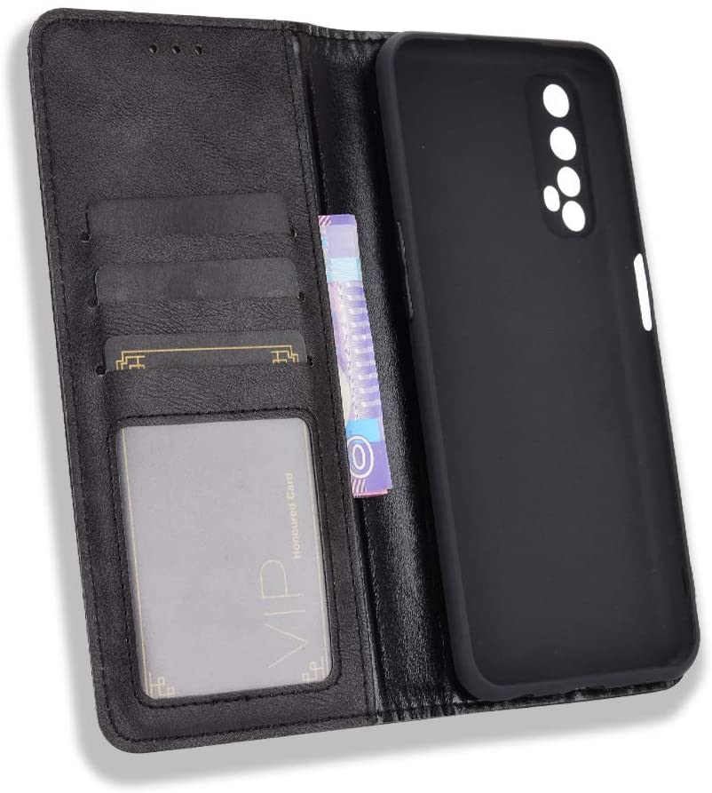 Excelsior Premium Leather Wallet Flip Cover Case For Realme Narzo 20 Pro | Realme 7