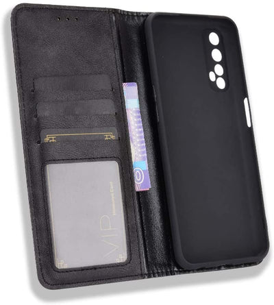 Excelsior Premium Leather Wallet Flip Cover Case For Realme Narzo 20 Pro | Realme 7