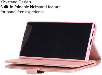 iPhone 13  pro max Leather Wallet flip case cover with stand function