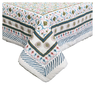 Braise Premium | Malmal with Cotton Filling | Jaipuri Razai Rajai | A/c Quilt for Double Bed | Large Size (RZEMP07)