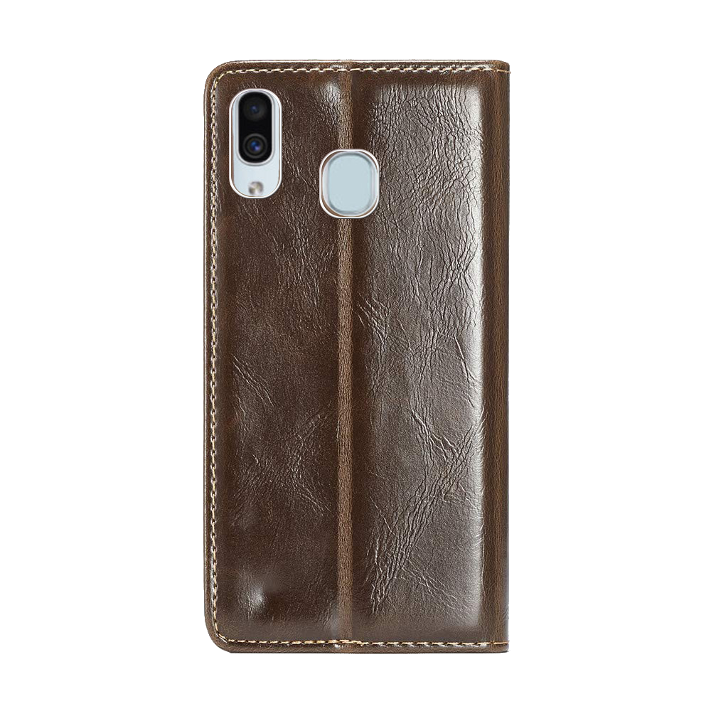 Samsung Galaxy A30 360 degree protection leather wallet flip cover by excelsior