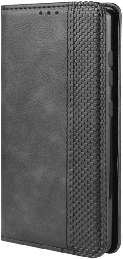 Samsung Galaxy A31 black color leather wallet flip cover case By excelsior