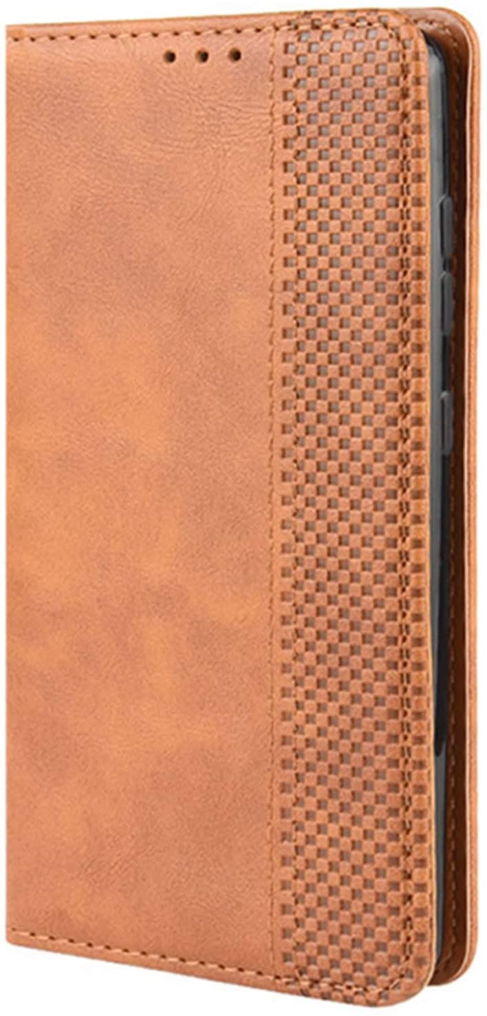 Samsung Galaxy A31 brown color leather wallet flip cover case By excelsior