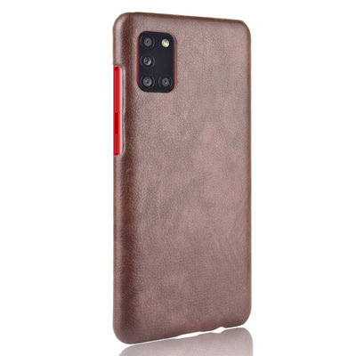 Samsung Galaxy A31 coffee color hard back cover case