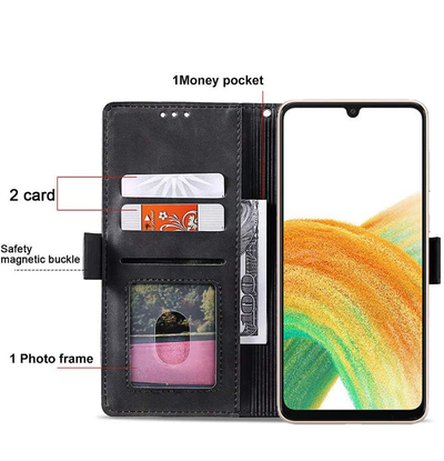 Excelsior Premium Leather Wallet flip Cover Case For Samsung Galaxy A53