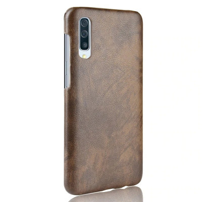 Samsung Galaxy A50s coffee color hard back cover case