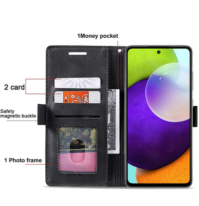 Excelsior Premium PU Leather Wallet flip Cover Case For Samsung Galaxy A52 | A52s