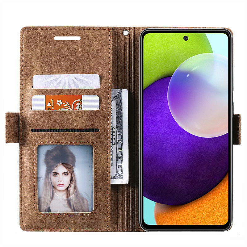 Excelsior Premium PU Leather Wallet flip Cover Case For Samsung Galaxy A52 | A52s