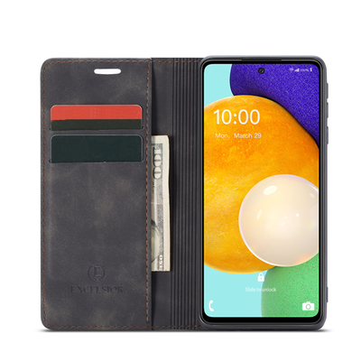 Excelsior Premium Leather Wallet flip Cover Case For Samsung Galaxy A53