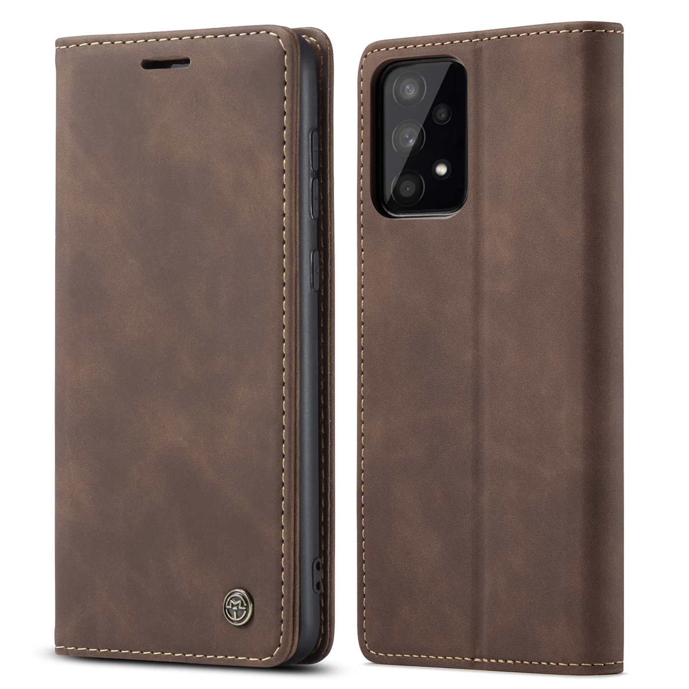 Excelsior Premium Leather Wallet flip Cover Case For Samsung Galaxy A53