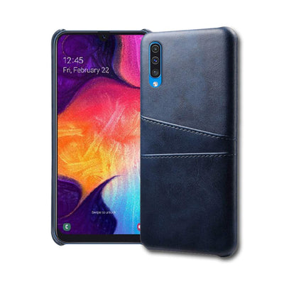 Samsung Galaxy A70 leather back case cover with card holder slot