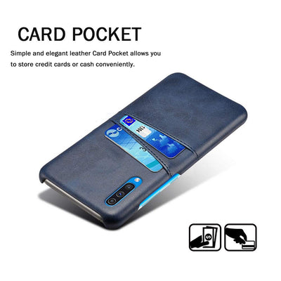 Samsung Galaxy A70 leather back case cover with card holder slot