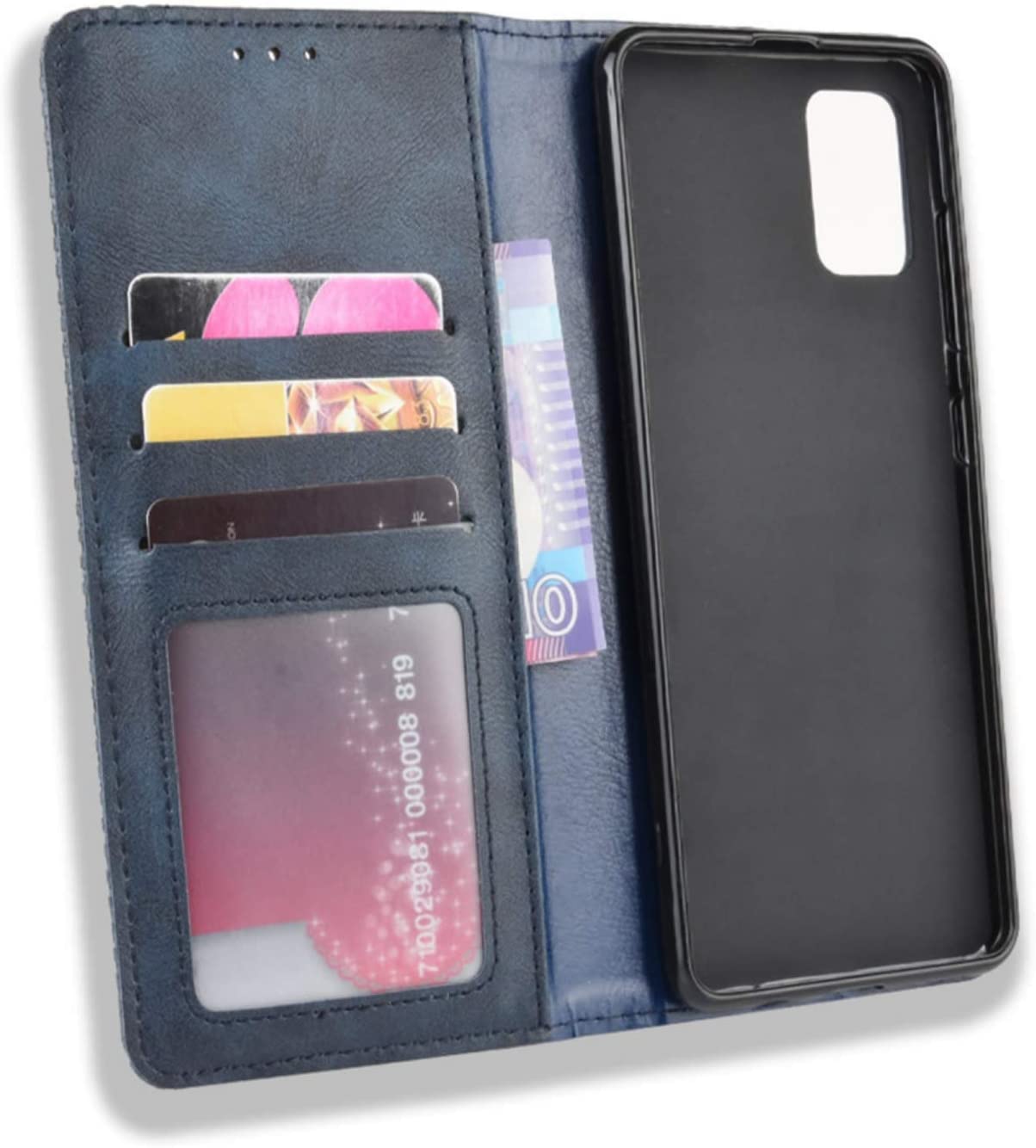 Samsung Galaxy A71 wallet flip cover case with soft tpu inner cover 