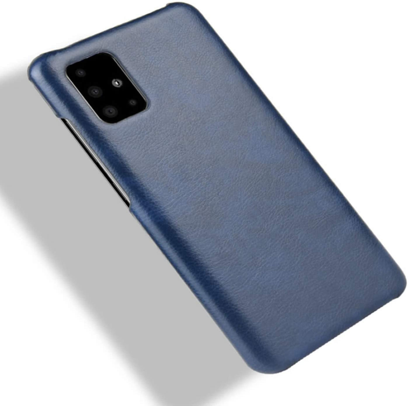 Samsung Galaxy A71 blue color hard back cover case