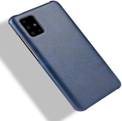 Samsung Galaxy A71 blue color hard back cover case