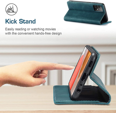 Samsung Galaxy A72 Leather Wallet flip case cover with stand function