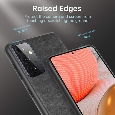 Samsung Galaxy A52 5G raised edges to provide full protection