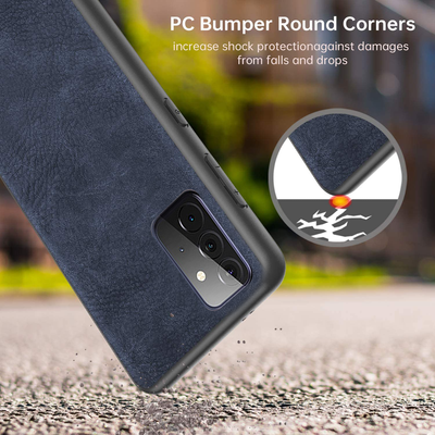 Samsung Galaxy A52 360 degree protection leather back case cover by excelsior