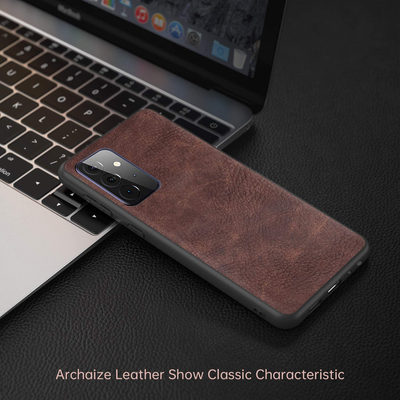 Samsung Galaxy A72 leather back case cover