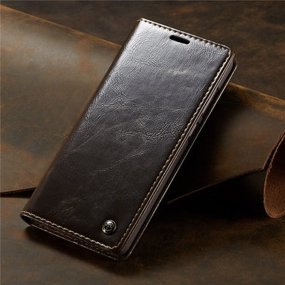 Excelsior Premium PU Leather Wallet flip Cover Case For Oppo K1