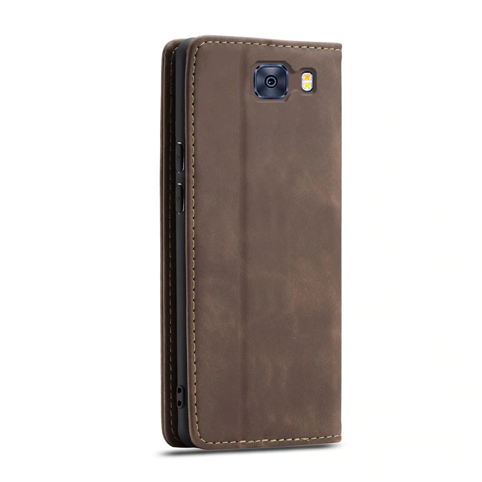 Samsung Galaxy C7 Pro 360 degree protection leather wallet flip cover by excelsior