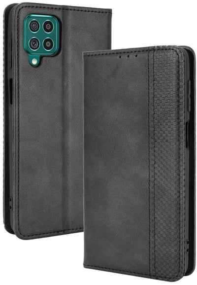 Excelsior Premium Leather Wallet flip Cover Case For Samsung Galaxy F62