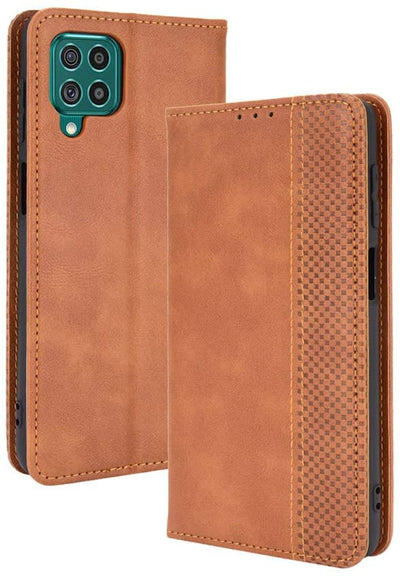 Samsung Galaxy F62 360 degree protection leather wallet flip cover by excelsior