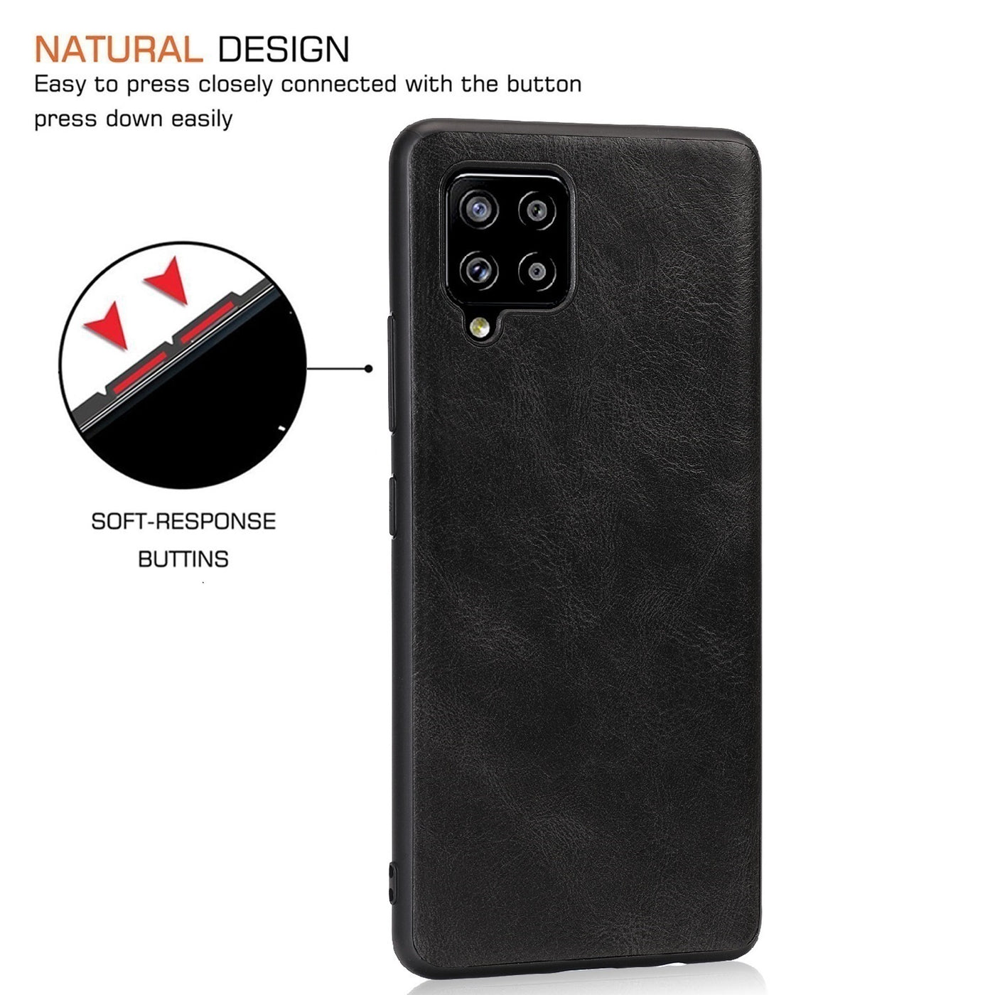 Samsung Galaxy F62 leather back case