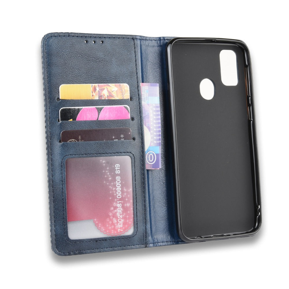 Samsung Galaxy M30s wallet flip cover case with soft tpu inner cover 