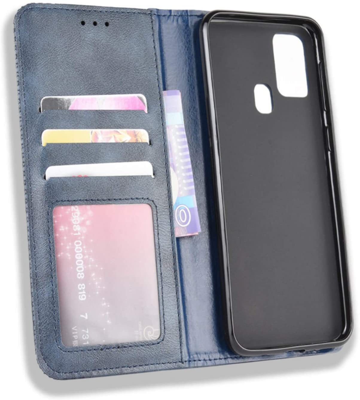 Samsung Galaxy M31 wallet flip cover case with soft tpu inner cover 