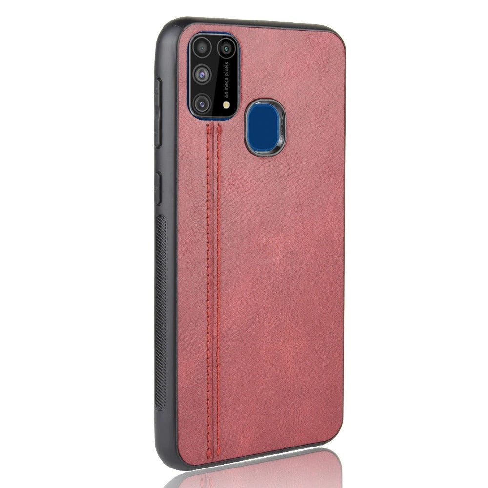 Excelsior Premium PU Leather Back Cover Case For Samsung Galaxy M31