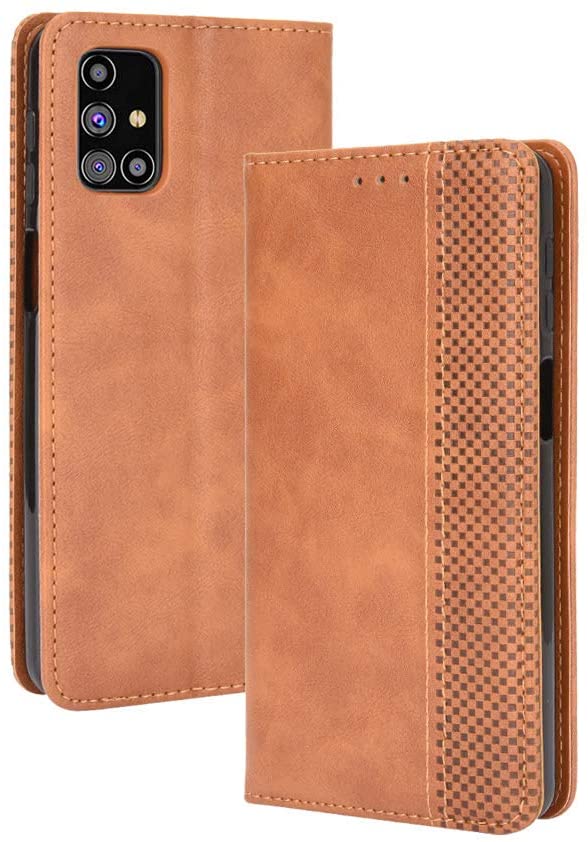 Excelsior Premium Leather Wallet flip Cover Case For Samsung Galaxy M31s