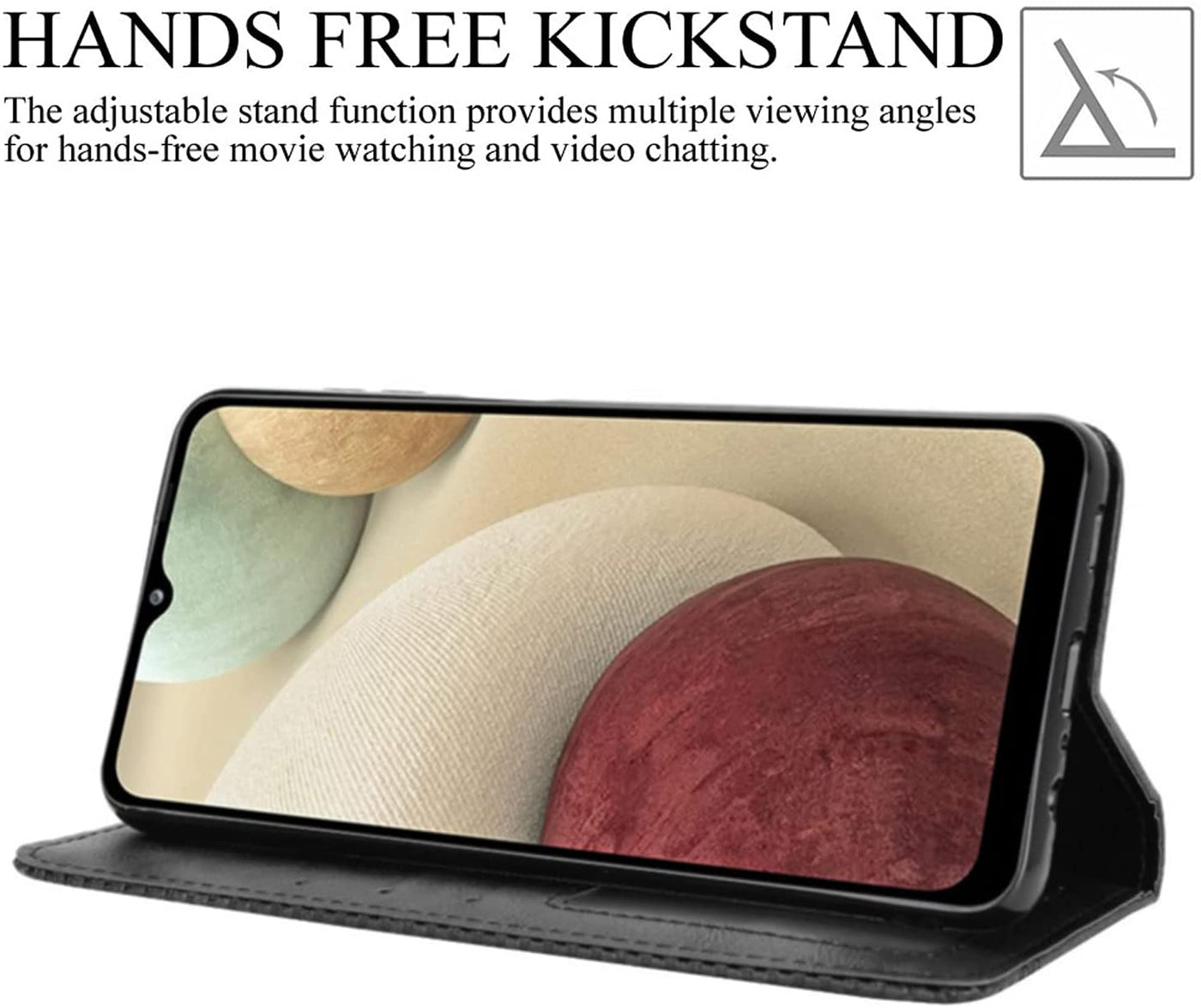 Samsung Galaxy M42 Leather Wallet flip case cover with stand function