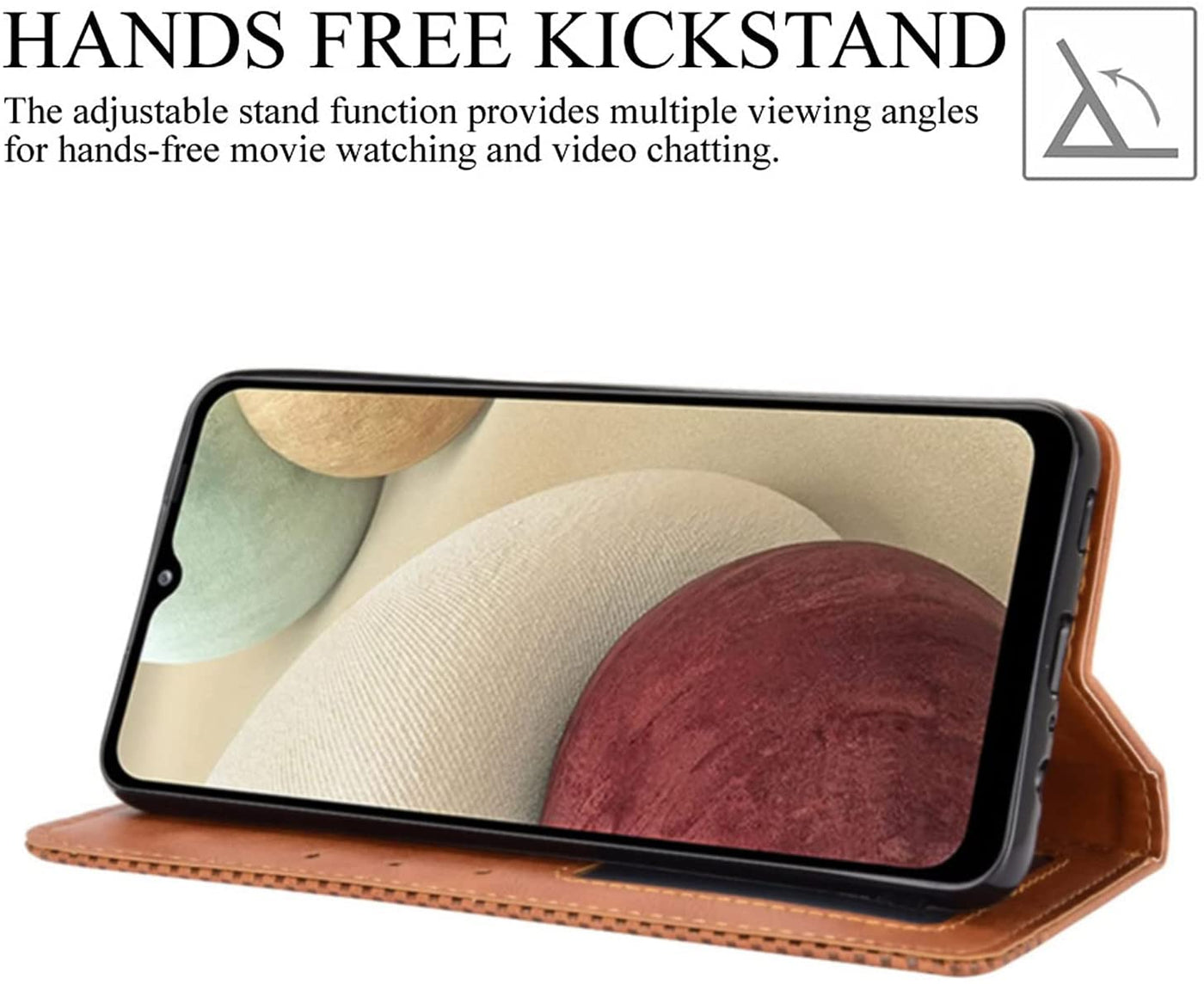 Samsung Galaxy M42 Leather Wallet flip case cover with stand function