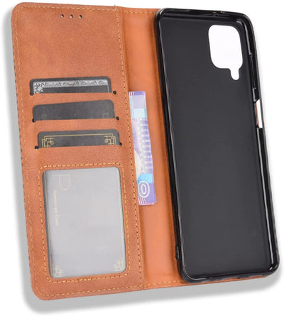 Samsung Galaxy M42 360 degree protection leather wallet flip cover by excelsior