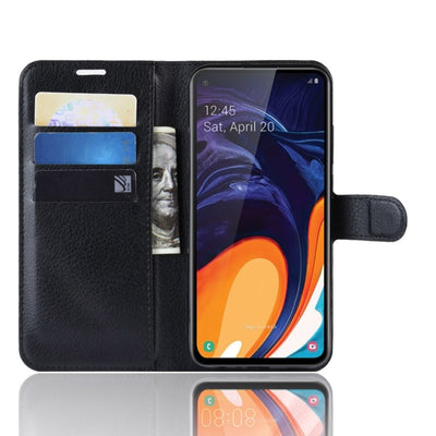 Samsung Galaxy M40 Leather Wallet flip case cover with card slots by Excelsior