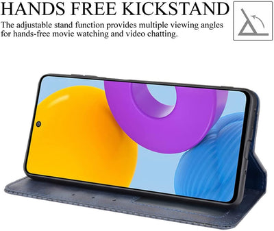 Samsung Galaxy M52 Leather Wallet flip case cover with stand function