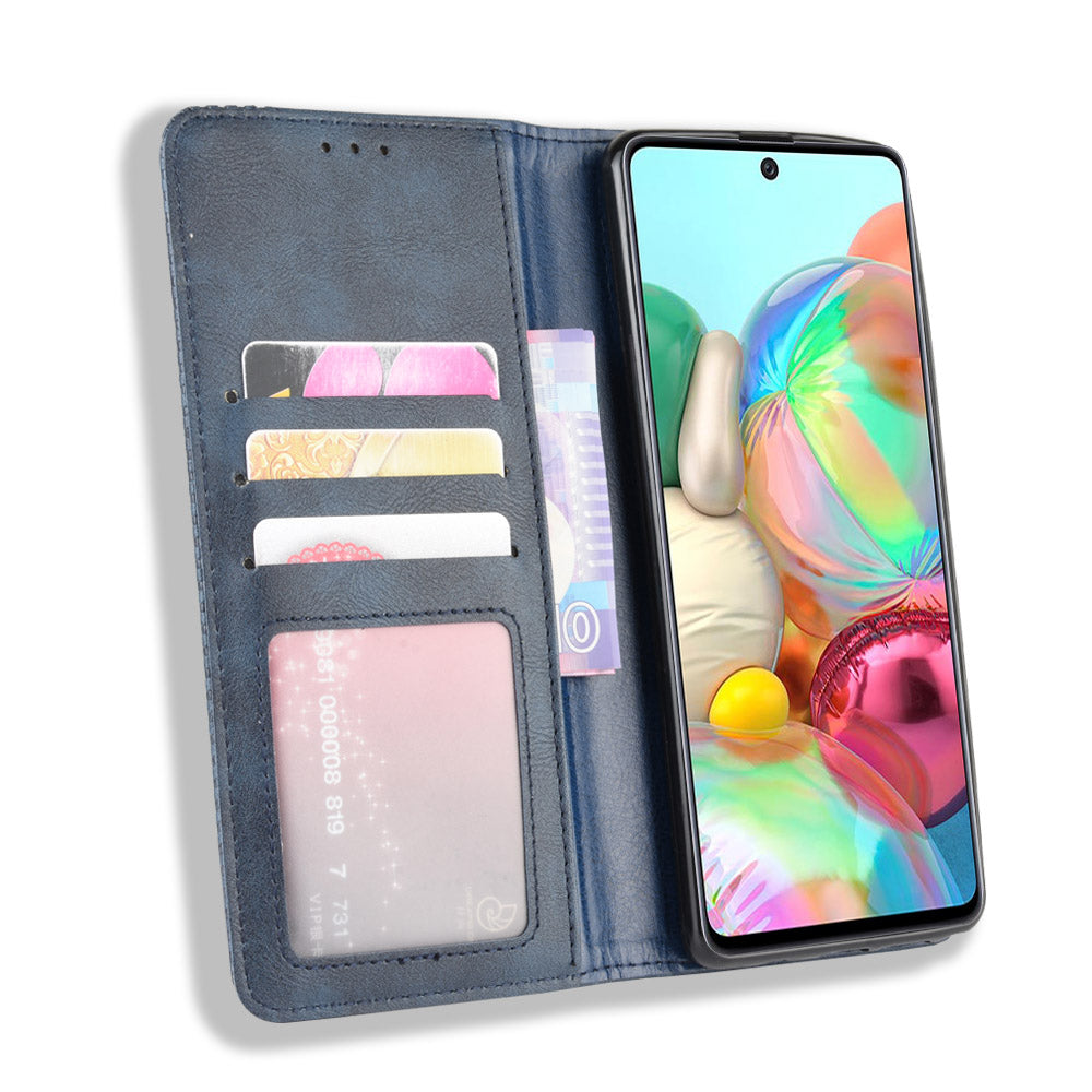 Samsung Galaxy Note 10 Lite Leather Wallet flip case cover with card slots by Excelsior