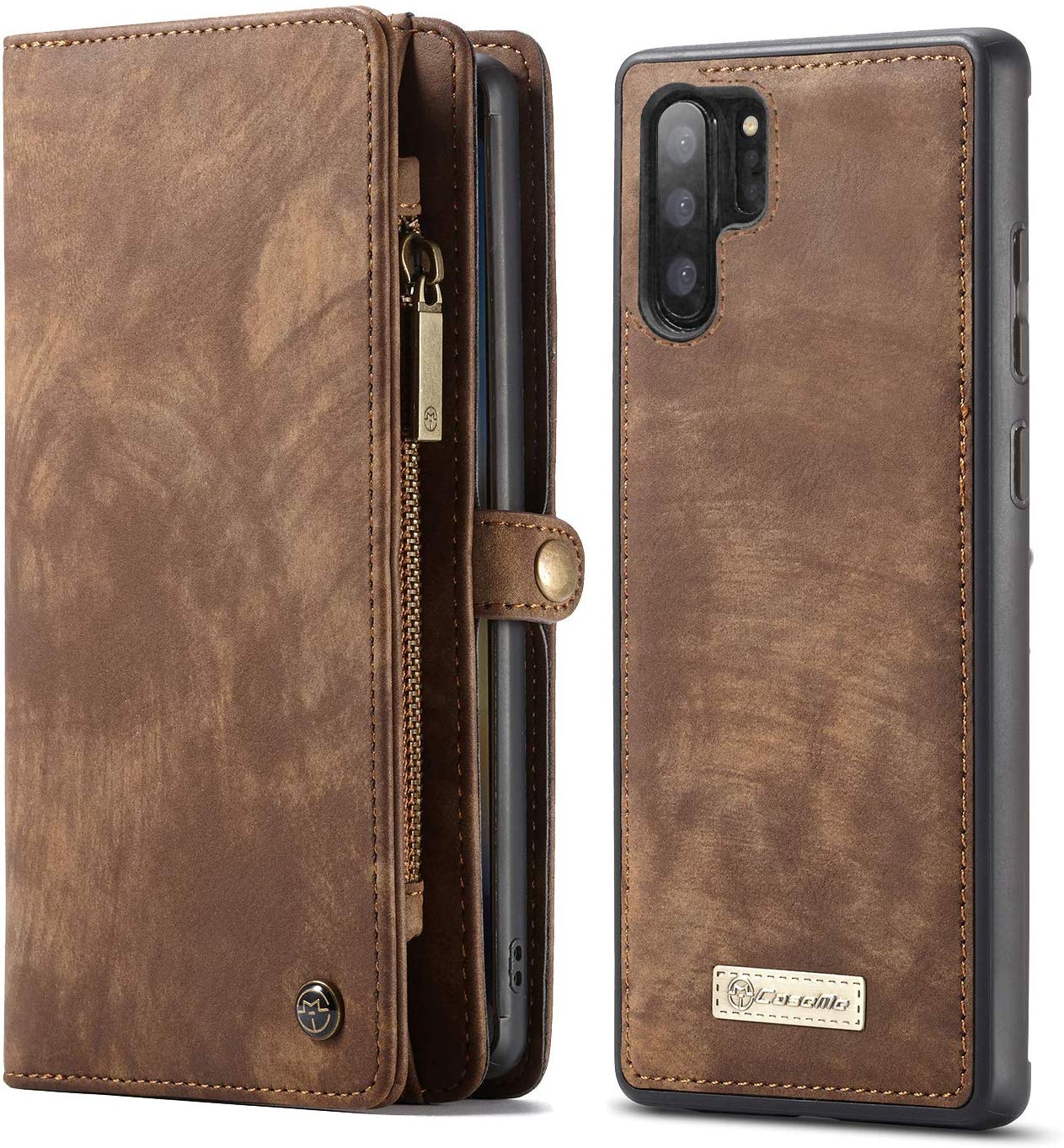 Samsung Galaxy Note 10 Plus full body protection Leather Wallet flip case cover by Excelsior