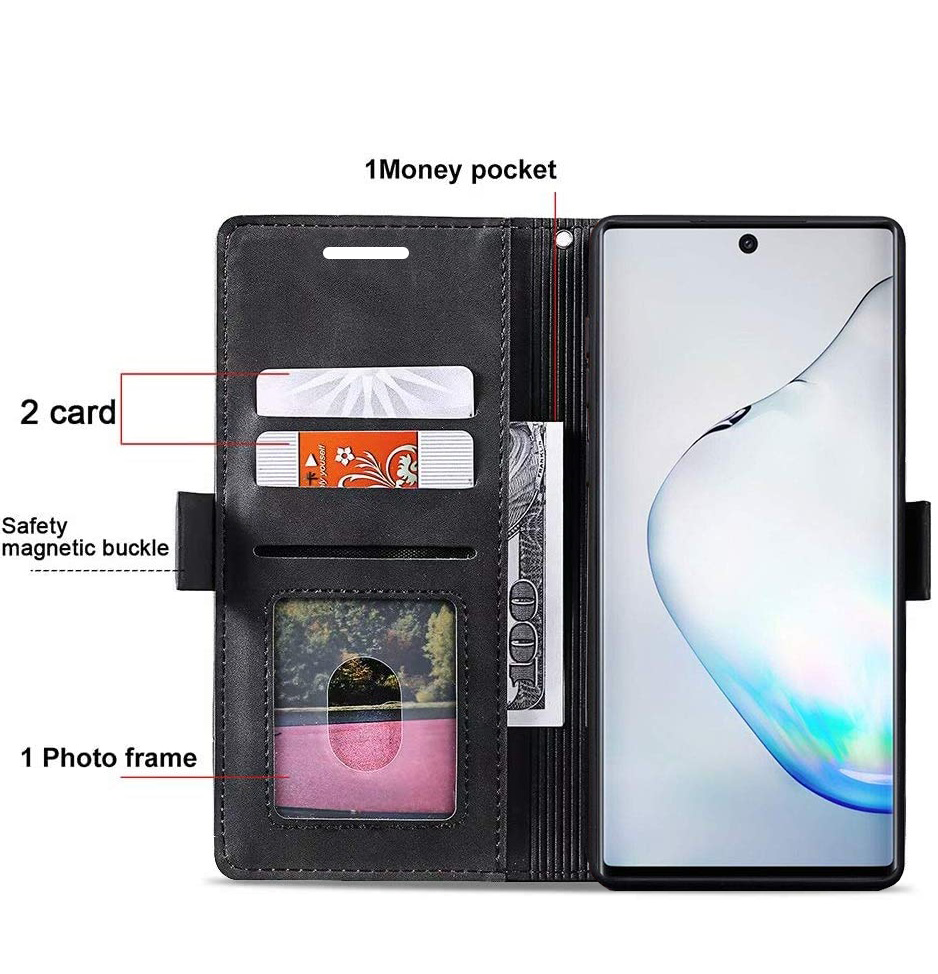 Excelsior Premium PU Leather Wallet flip Cover Case For Samsung Galaxy Note 10 Plus