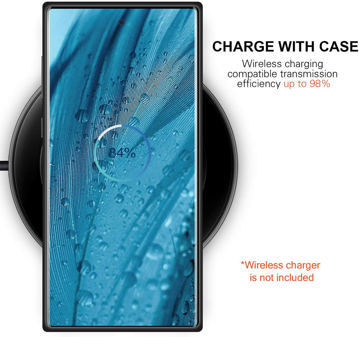 Samsung Galaxy Note 10 Plus back case cover with wireless charging