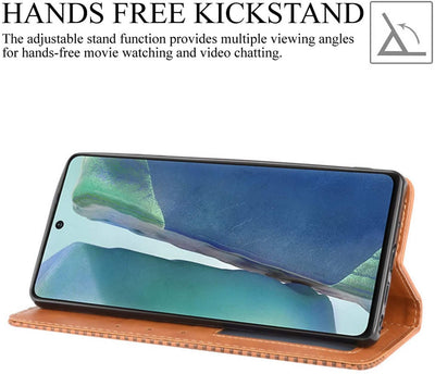 Samsung Galaxy Note 20 Leather Wallet flip case cover with stand function
