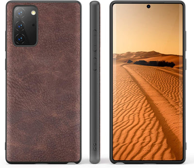 Samsung Galaxy Note 20 coffee color leather back cover case