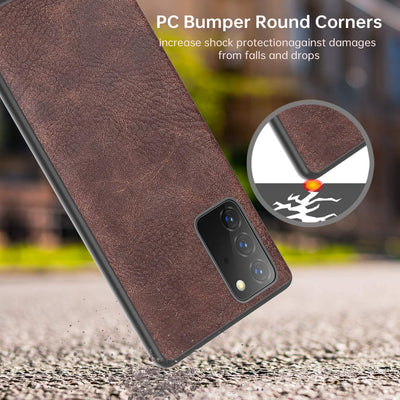 Samsung Galaxy Note 20 360 degree protection leather back case cover by excelsior